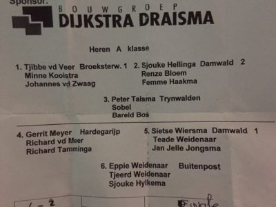 Federatie afd.partij Damwoude 27-06-2015