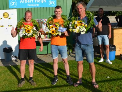 Winnaars A en B klasse      van Os Partij 2021